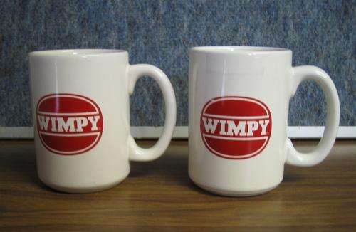 2 Wimpy Coffee Mugs