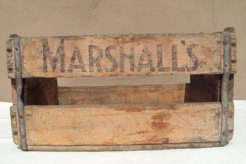 Old Marshall's Wooden Crate