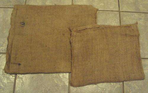 Old Hessian Bag & Hessian Cloth