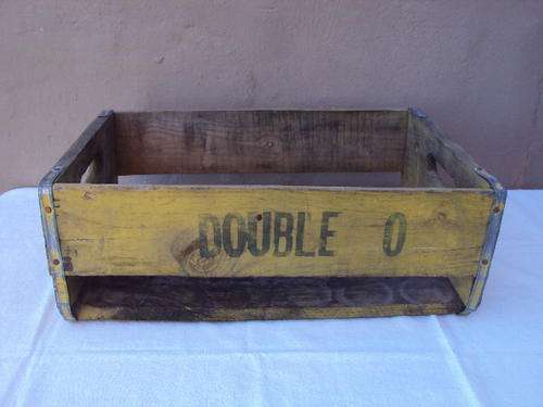 Old  Double O Wooden Crate