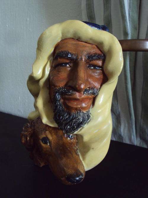 Bossons Arab with Dog (Chalkware) Very Collectable