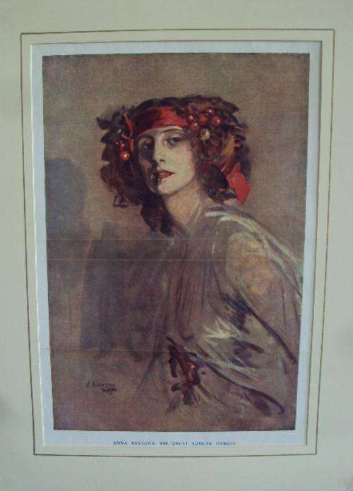 Lovely Print of Anna Pavlova