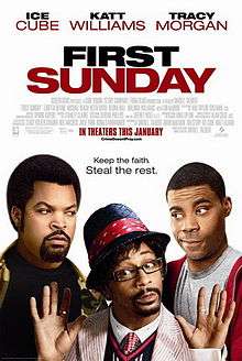 FIRST SUNDAY - (NEW DVD UK IMPORT) STARRING ICE CUBE,TRACY MORGAN & CHI MCBRIDE
