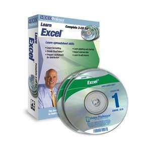 Video Professor's Learn Excel CD 2 Tutorial -2002, 2003 and 2007 LESSON - INTERMEDIATE #1 BESTSELLER