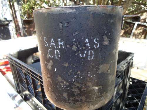 VINTAGE SAS/SAR ENAMEL WATER BOILING/FOOD COOKING CONTAINER
