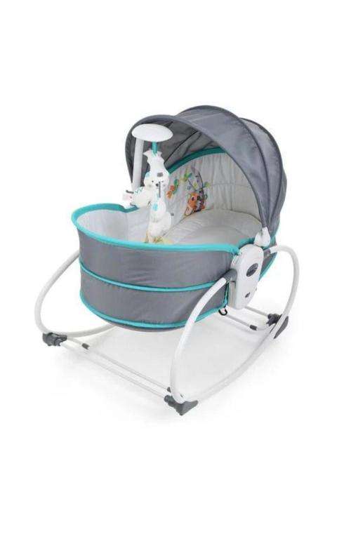 5 in 1 Bassinet Baby Rocker - Blue