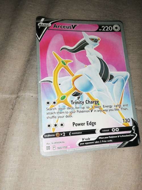 Pokemon - Arceus V - 165/172  - Brilliant Stars