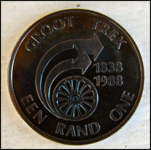 1988 Groot Trek R1 proof coin