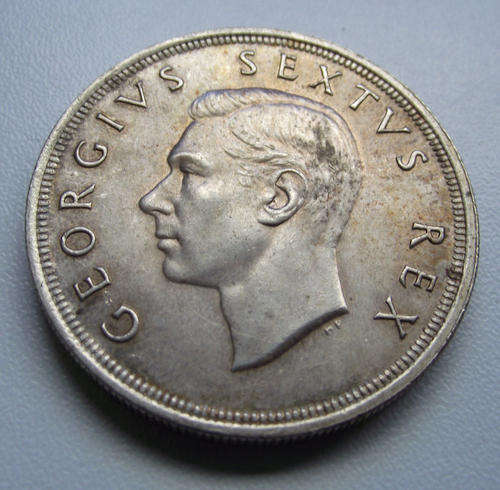 1952 5S LARGE SILVER CROWN GEORGIVS SEXTVS REX