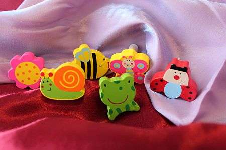 Wooden Door knobs for Children's room