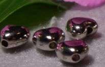 Heart spacer beads (15 in packet)