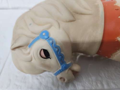 Rare 1961 Edward Mobley Large Size Rubber Pony Horse toy