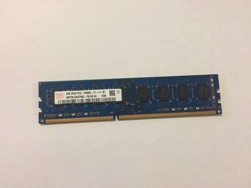 4GB DDR3 Desktop RAM - HYNIX 4GB 2RX8 PC3 12800U MEMORY MODULE