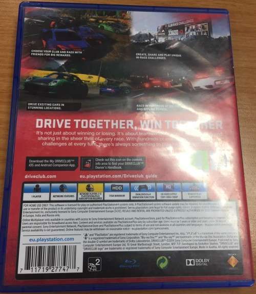 Drive Club PS4 Game