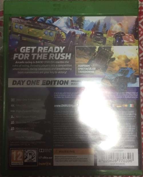 ONRUSH DAY ONE EDITION XBOX ONE Game
