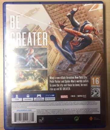 Marvel Spiderman PS4 Game