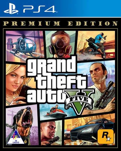 GTA V Premium Edition PS4 Game (New Sealed)