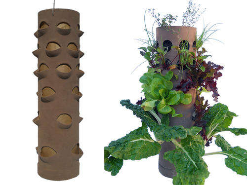 Salad Pipe Planter