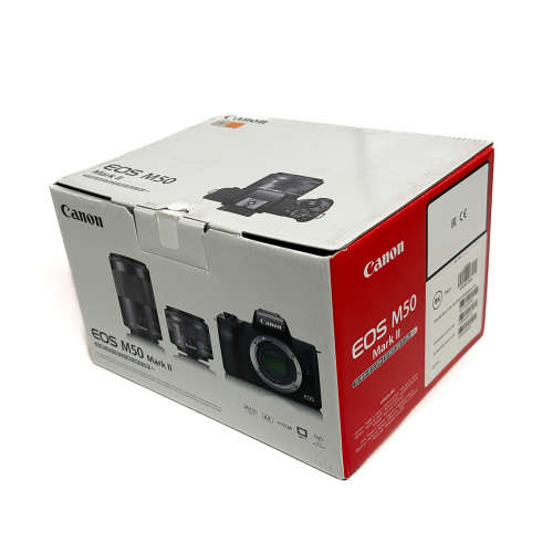 Pre-Loved Canon EOS M50 Mark II + 15-45mm + 55-200mm Mirrorless Camera Kit