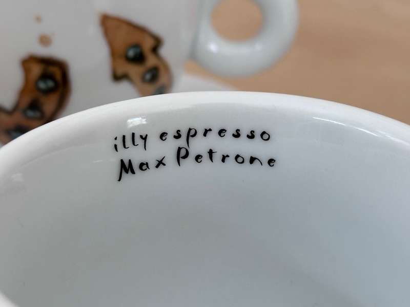 LIMITED EDITION Collectible `Illy Art` Max Petrone Cup & Saucer Set of 3 (All Designs) Made In Italy