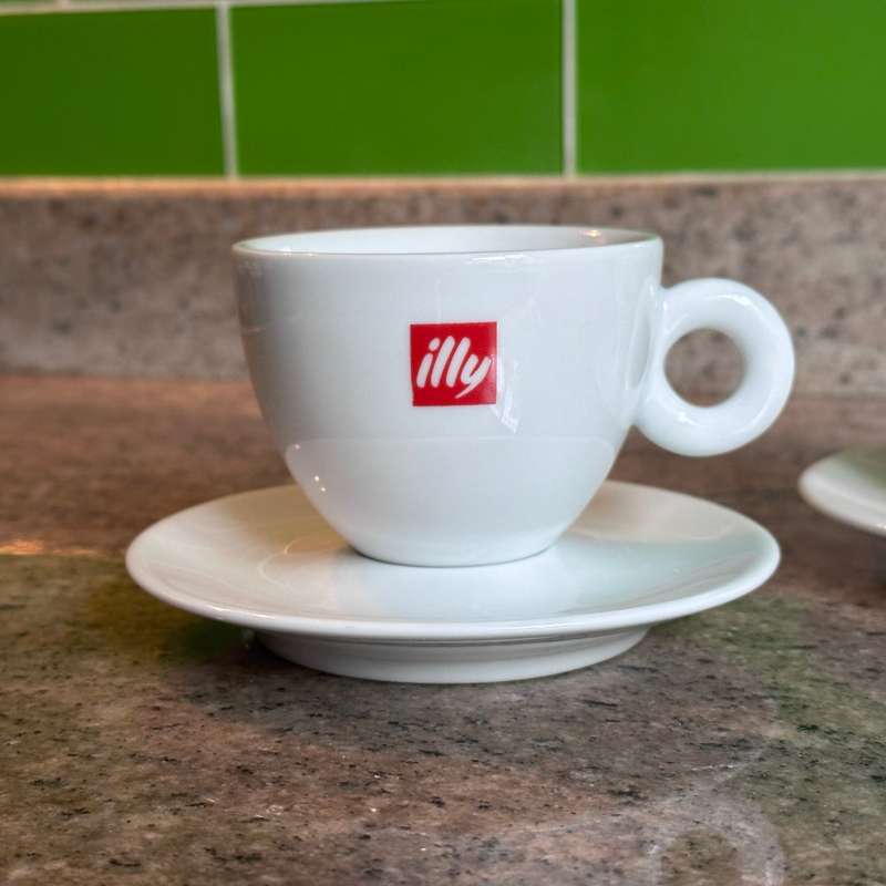 Illy Original Cappuccino Cup & Saucer Brand New