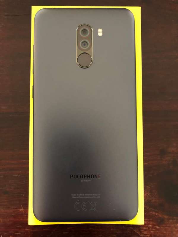 Xiaomi Pocophone F1 (Black) Snapdragon 845, 6GB RAM, 64GB ROM, Face Unlock, Fingerprint Sensor