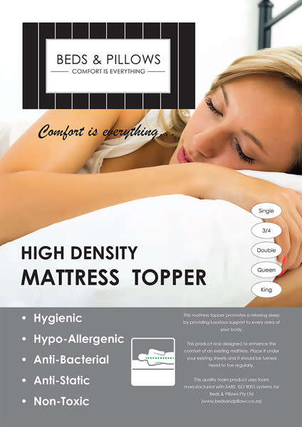 Egg Box Mattress Topper   (3/4 bed)