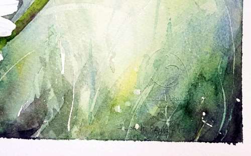 Original Painting by Lorna Pauls - Daisies 2 (37 x 28 cm or 14.5 x 11")
