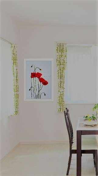 Original Painting by Lorna Pauls - Poppies 2 (37 x 28 cm or 14.5 x 11")