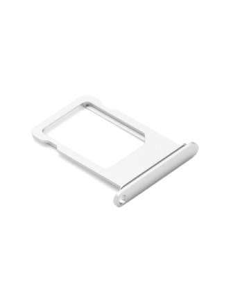 Iphone 7+ (Plus) Replacement Sim Tray + Free Sim Eject Pin (Silver)