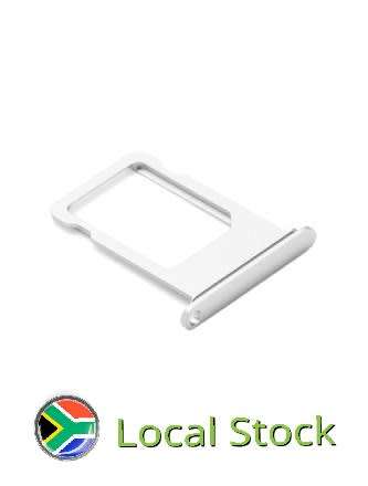 Iphone 7+ (Plus) Replacement Sim Tray + Free Sim Eject Pin (Silver)