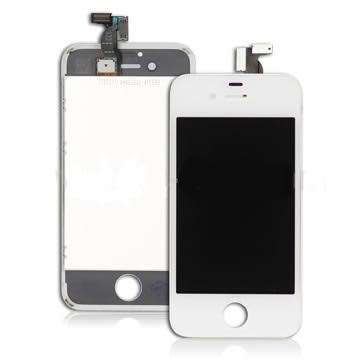 iPhone 4 LCD Screen Replacement - Complete with Digitizer (White)