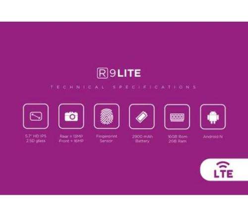 Mobicel - R9 LITE - 16GB - Color Red - Brand New - Local Stock - Special Price
