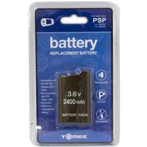PSP Battery Compatible with PSP 3000 (3.6V 2400mAh)