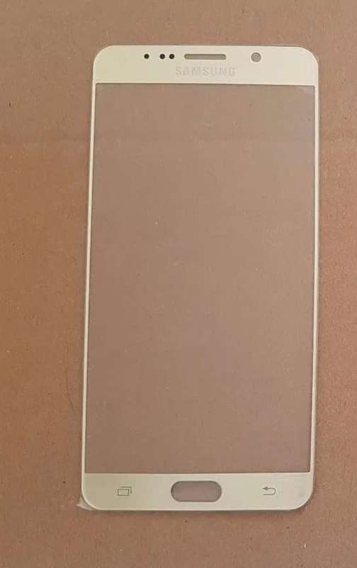 Samsung Galaxy Note 5 Front Glass Replacement - Gold Colour (Local Stock)
