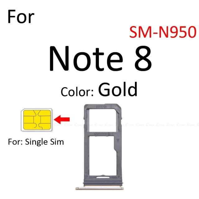 Samsung Note 8 Sim Tray - Single SIM Version (Local Stock) (Brand New)