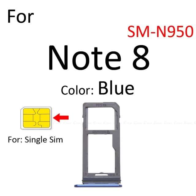 Samsung Note 8 Sim Tray - Single SIM Version (Local Stock) (Brand New)