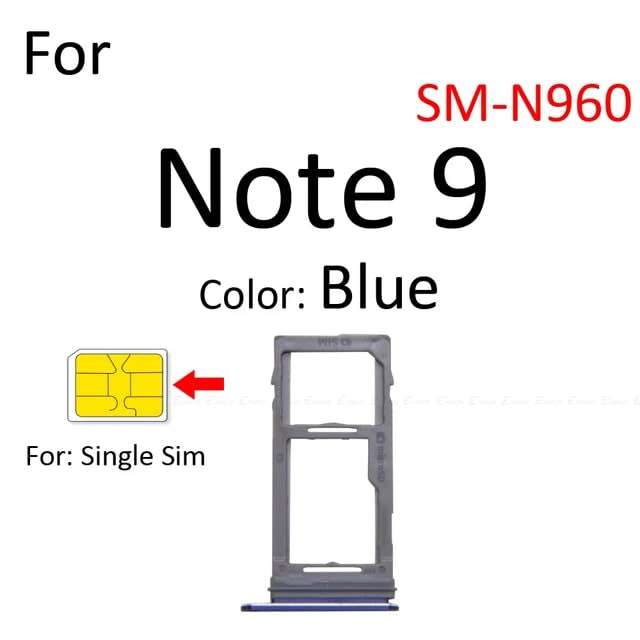 Samsung Note 9 Sim Tray - Single SIM Version (Local Stock) (Brand New)