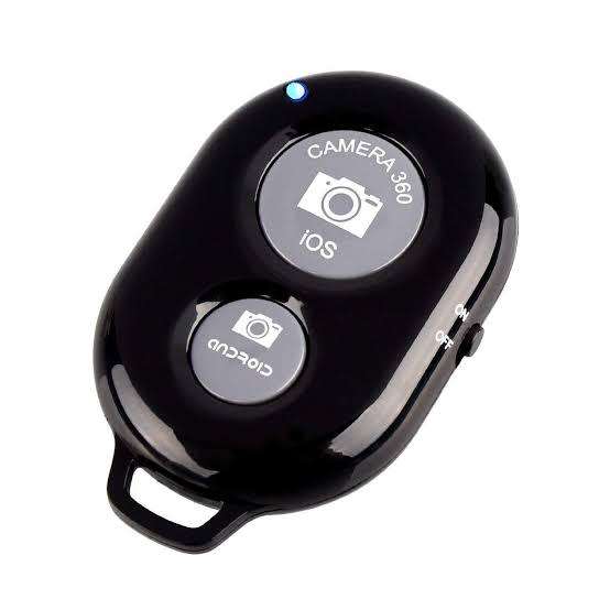 Bluetooth Remote Camera Shutter For Apple, IOS And Android - Black