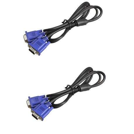 VGA 1.5m Cable (Pack Of 2) (Local Stock)