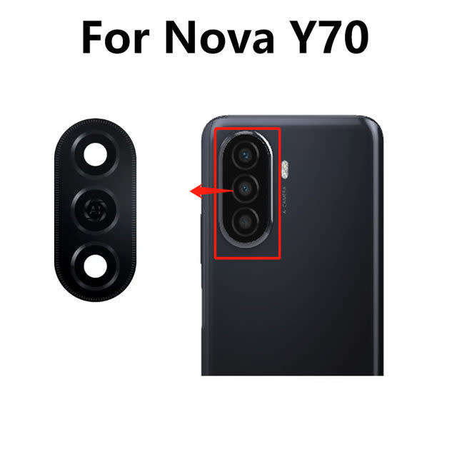Huawei Nova Y70 Back Camera Glass Replacement (Brand New) (Local Stock)