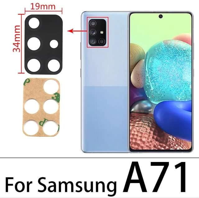 Samsung A71 Back Camera Glass Replacement (Brand New) (Local Stock)
