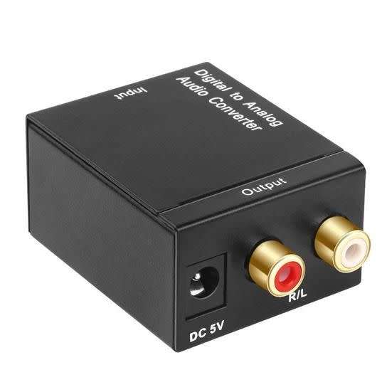 Digital to Analog Converter for HDTV DVD PS4 Xbox - Black (Local Stock) (Brand New)