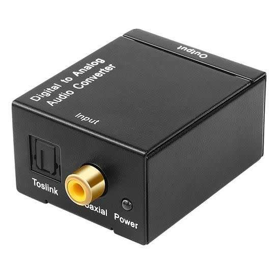 Digital to Analog Converter for HDTV DVD PS4 Xbox - Black (Local Stock) (Brand New)