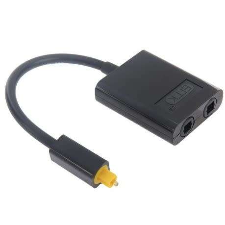 Optical Fiber Audio Splitter 1 to 2 Cable Adapter (Local Stock) (Brand New)