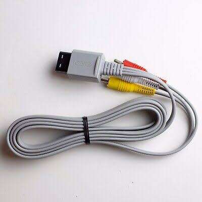 Nintendo Wii Original AV Cable - Official Wii AV Cable (Local Stock) (Brand New)