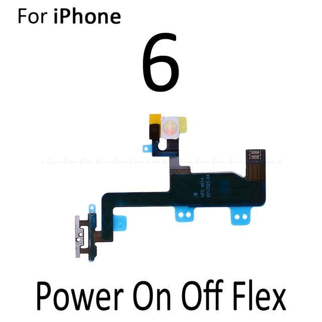 iPhone 6 Power Button Flex Replacement - ON and OFF Power Flex Cable (Brand New)