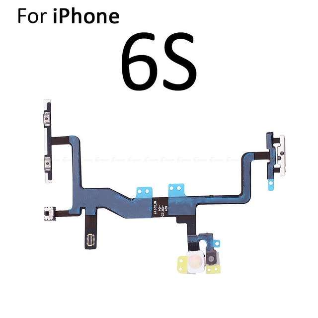 iPhone 6S Power Button Flex Replacement - ON and OFF Power Flex Cable (Brand New)