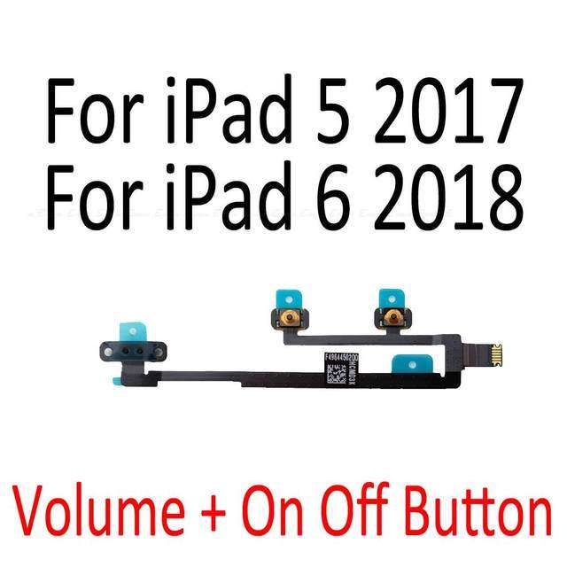 iPad 6 Power Button Flex Replacement - ON and OFF Power Flex Cable (Brand New) (Ipad 6 2018)
