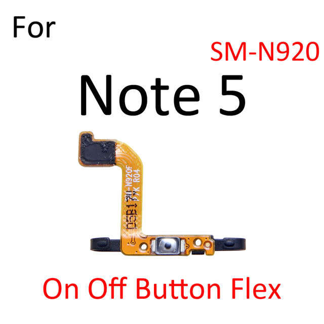 Samsung Note 5 Power Button Flex Cable Replacement - ON/OFF Button (Local Stock)